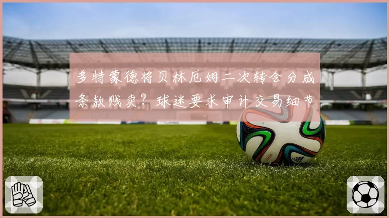 多特蒙德将贝林厄姆二次转会分成条款贱卖？球迷要求审计交易细节